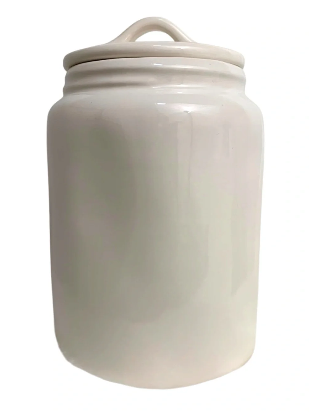 BRAND NEW Rae Dunn DAD’S SNACKS Ceramic Canister storage kitchen organizer 9